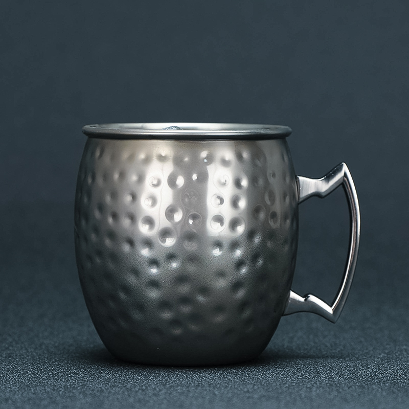 鹿凌青 莫斯科骡子杯 鸡尾酒 不锈钢莫斯科驴子杯 moscow mule mug 光