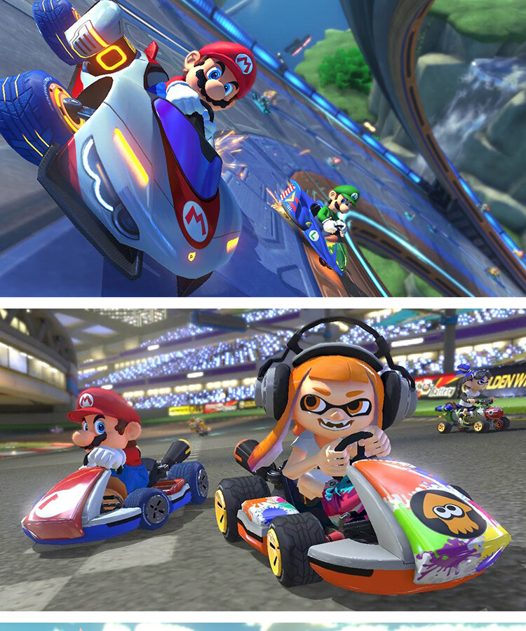 任天堂nintendo游戏ns马里奥赛车8豪华版马车8mariokart适用于豪华版