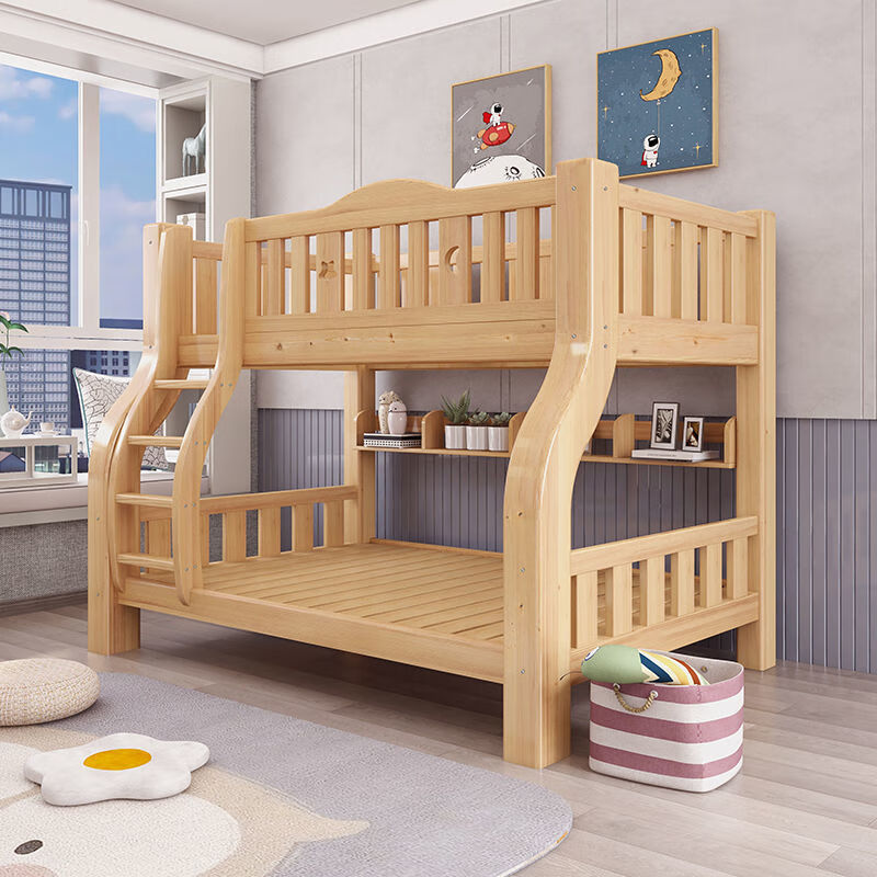 裕顺寿 喜挚实木双层床两层床上下铺上下床高低床床成人母子床 环保