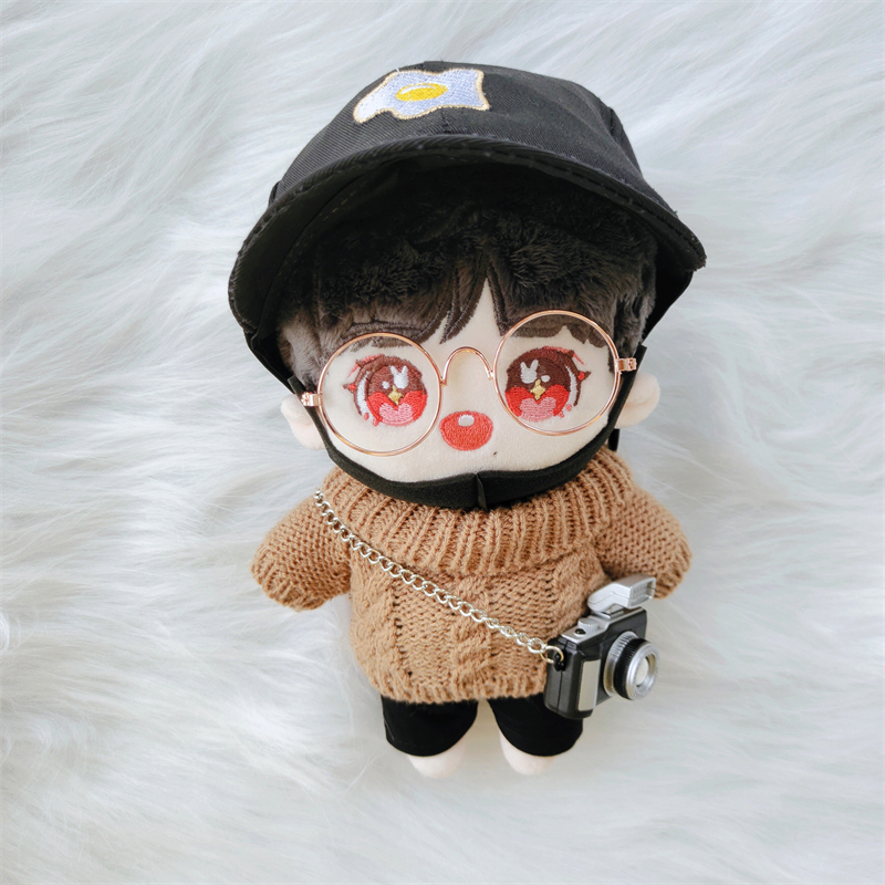 艾因棉花娃娃 20厘米肖战玩偶人形公仔卡通q版同款棉花娃娃可爱毛绒