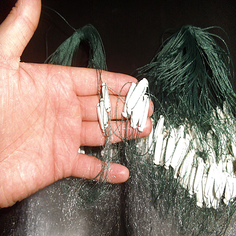 渔网白条网餐条网小鱼网半指1指丝网捕鱼网单层网沉网浮网 拎纲网半指