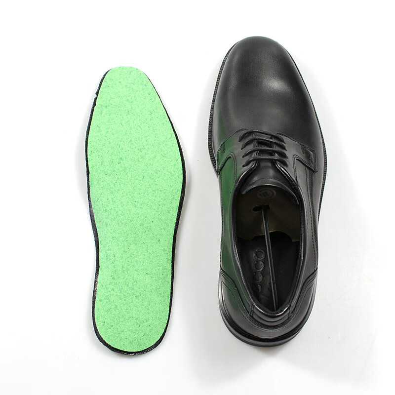 商场同款ecco lisbon爱步里斯男士正装牛皮舒适男鞋 622114 黑色光面