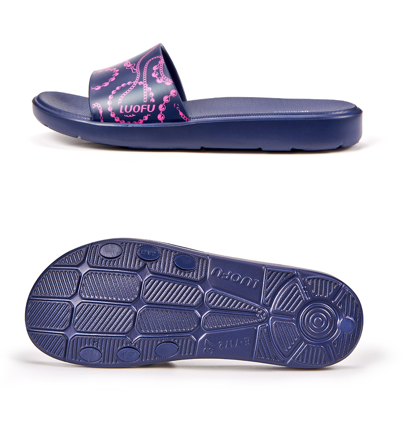 luofu罗敷拖鞋女家居室内防滑浴室洗澡家用男士外穿情侣红色凉拖鞋eva