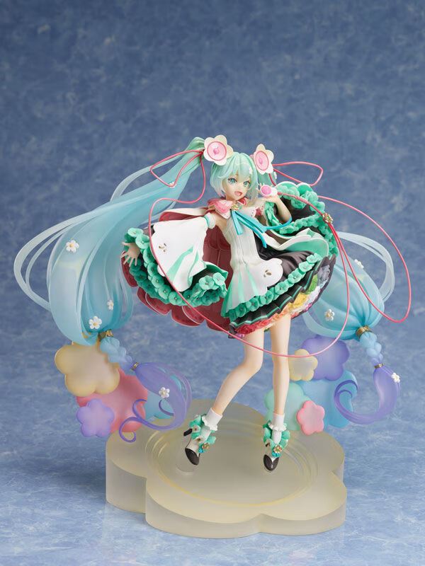 周年插画大赛桌面摆件生日礼物玩偶雕像潮 初音未来摆件尺寸20cm以上