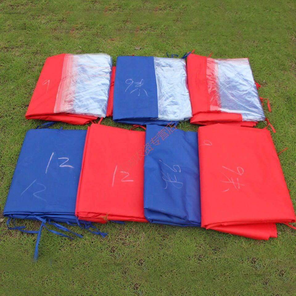 帐篷加厚围布 透明围布 迷彩围布自玺 2*2带三面