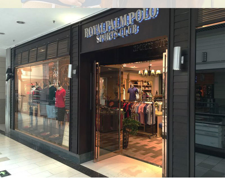 royalpalmpolo夏季反光印花短袖男士圆领宽松纯棉t恤情侣款上衣白色s