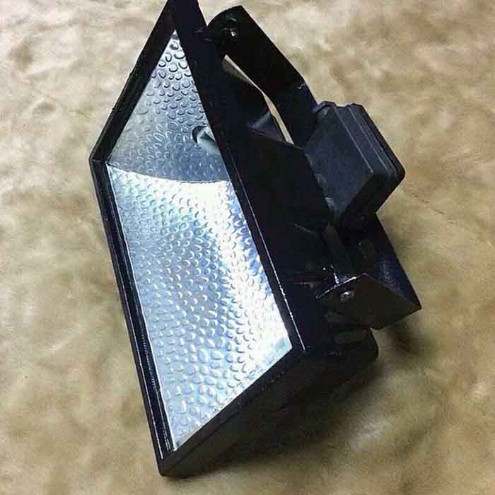 碘钨灯架烤箱顶式灯架草坪灯罩水锈爆500w1000w户外投光灯 500w顶式