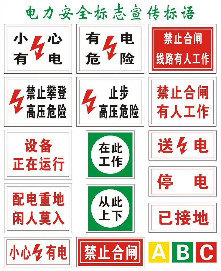 禁止攀登高壓危險 止步高壓危險 有電危險 配電室配電房標誌牌標識