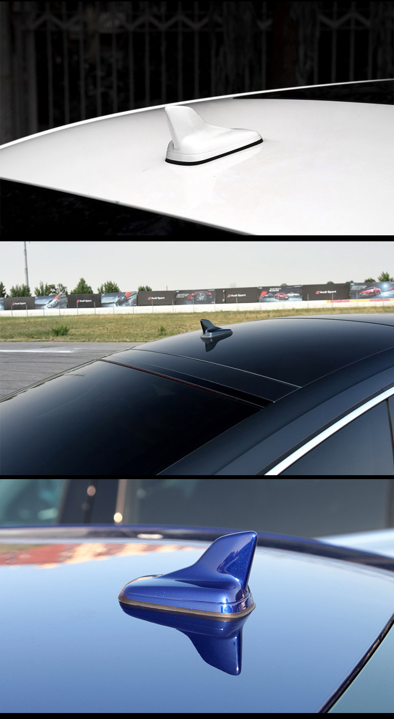 新款奥迪专用鲨鱼鳍装饰天线17-18款奥迪a4l a5 q3 q5 q7 a7 a8l没有