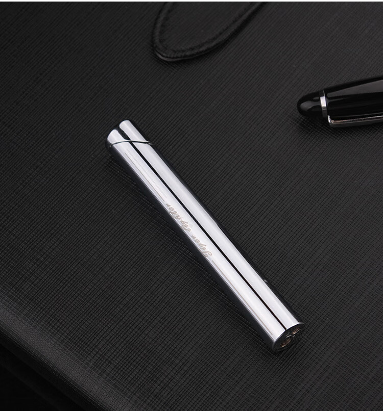 刻字定制虎牌梅花迷你细长条充气明火电子打火机金属小巧便携创意个性