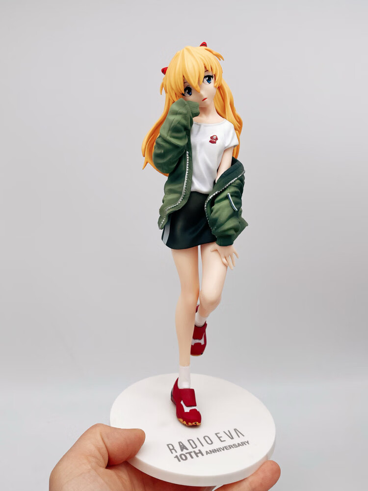 绫波丽手办吊带明日香手办国产eva周边盲盒玩偶新世纪福音战士扭蛋gk