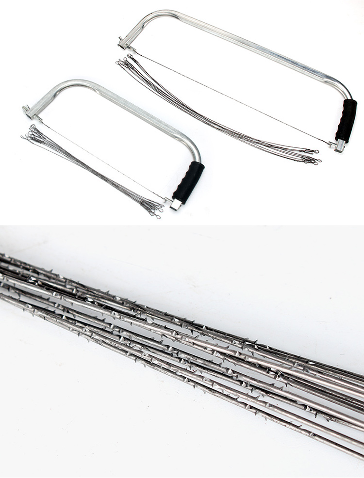 kesszal手工线锯多功能手拉钢丝锯条万用拉花锯子家用小型锯弓木工