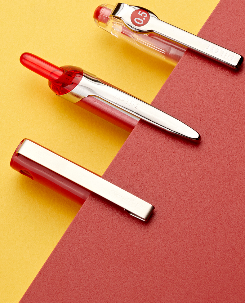 百乐(pilot)日本pilot百乐juice果汁笔红色笔教师专用批改0.5/0.