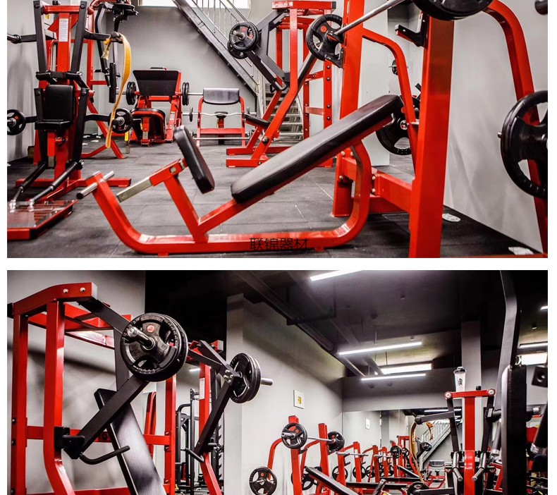 悍马健身器材商用全套大型史密斯机力量器械健身器材健身房分动式推胸