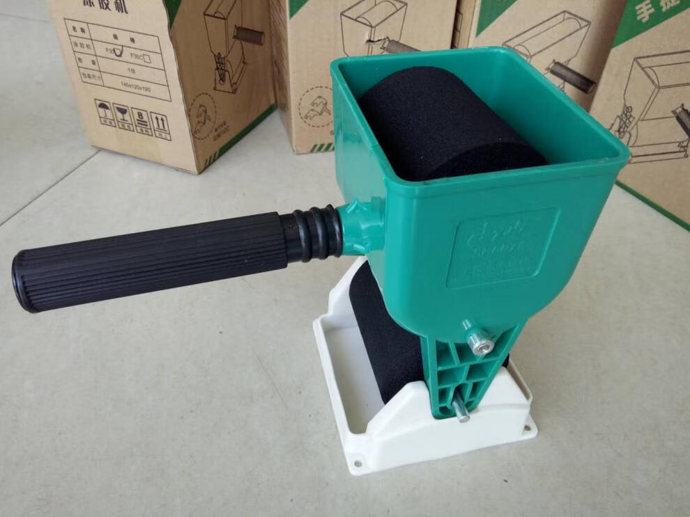 木工涂胶机 手动 刷胶神器手动涂胶机滚胶机木工手提滚筒刷涂胶器白