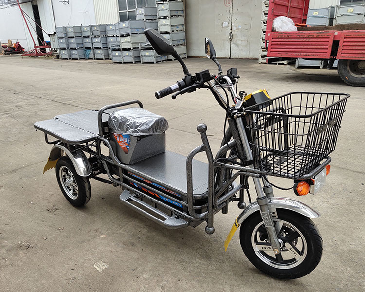 载重王电动电瓶车载货电动三轮车 外卖快递拉货电瓶三轮车 代步三轮