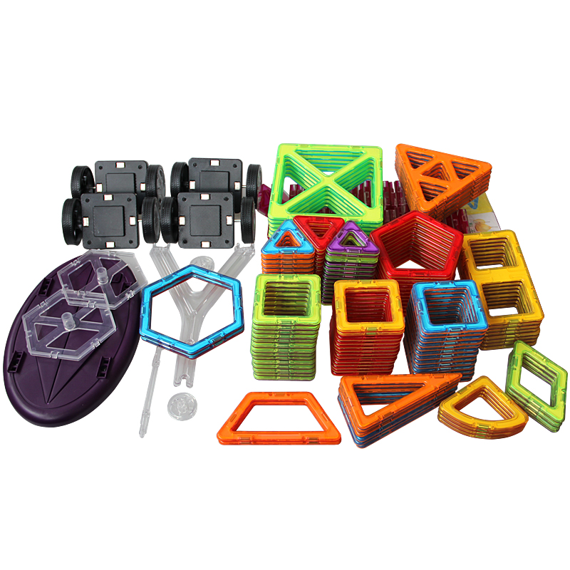 磁力建构片配件磁性积木百变提拉积木磁力片儿童玩具 八分之一扇形