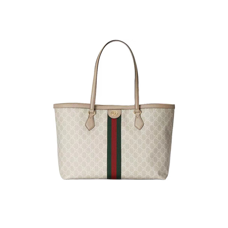 gucci古驰 女包 ophidia系列中号gg托特包 单肩包 礼物 631685 96iwn