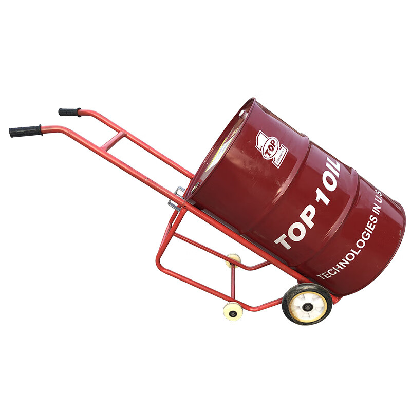 油桶搬运车 倒料车 手推车油桶手推车铁桶搬运车四轮铁油桶搬运车