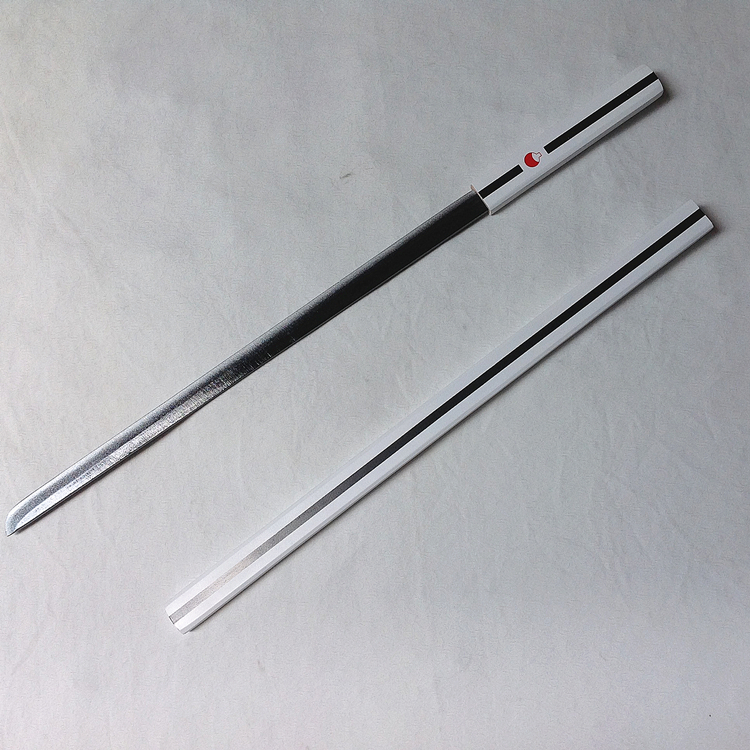 火影忍者周边宇智波佐助草雉剑 草稚剑木刀带鞘练习cos舞台表演道具