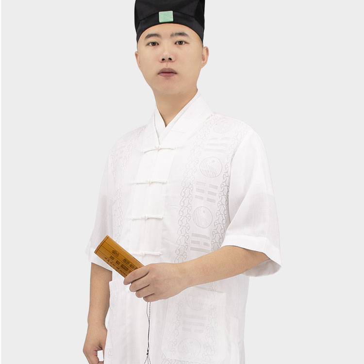 吉普jeep特价捡漏夏季短袖道士服装男印花休闲练功服道家服饰道袍女