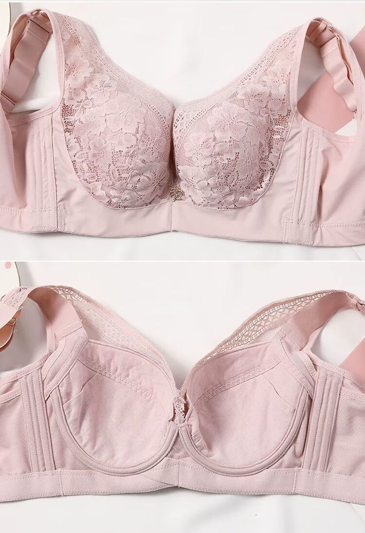 高品质法国maione内衣兮媚大胸显小薄款文胸调整型全罩杯收副乳峰尚美