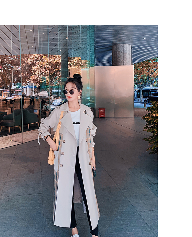 格子袖长:长袖衣门襟:双排扣适用年龄:25-29周岁流行元素:拼接衣长