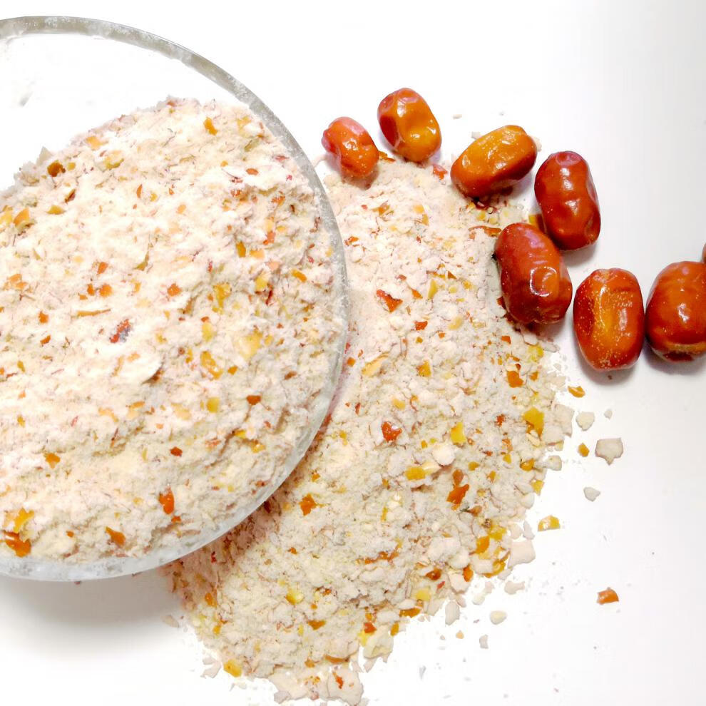 甘肃酒泉特产野生沙枣面天然沙枣粉烧饼馅沙枣油饼馅封装500g【图片