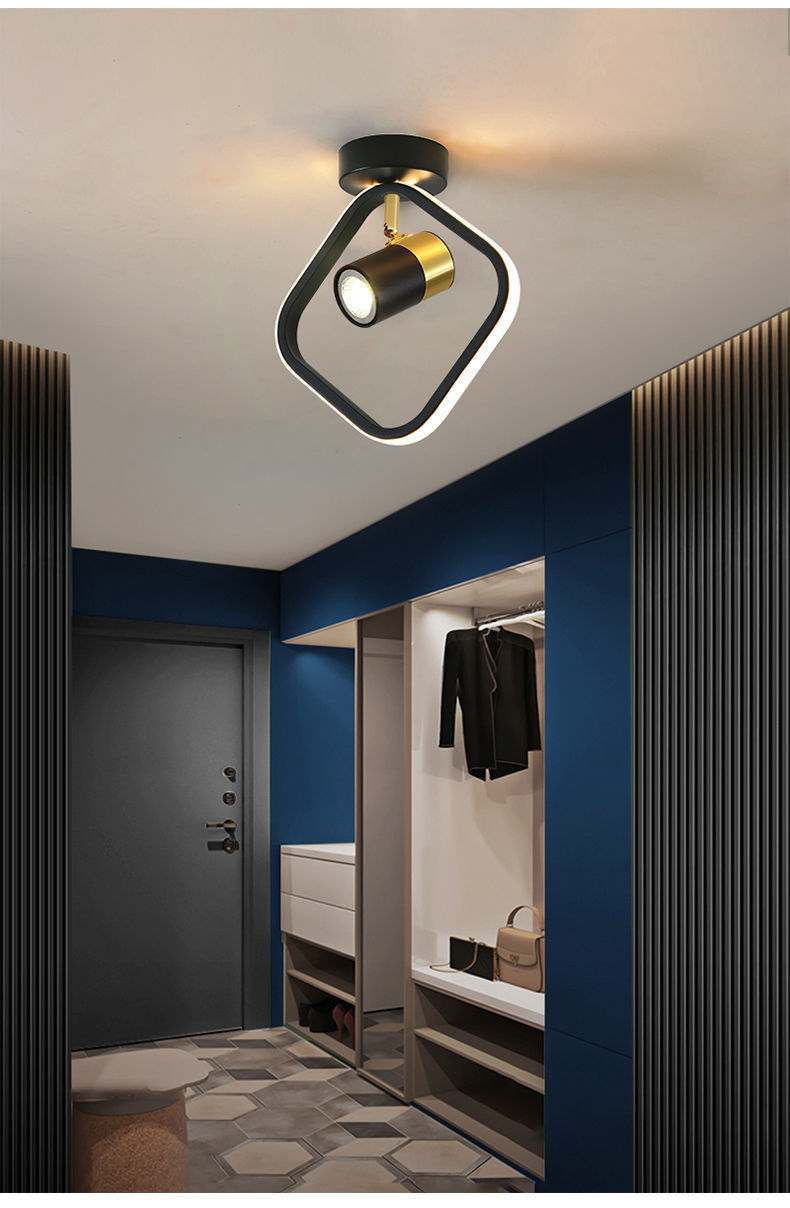 网红led射灯过道灯走廊灯走道灯简约现代吸顶灯创意玄关进门入户