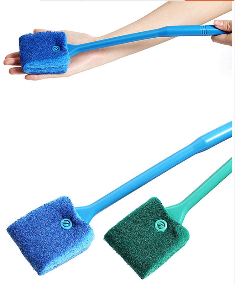 鱼缸长柄伸缩清洁刷鱼池刷可伸缩长把工具刷子清洗鱼缸刷鱼缸刷子 23