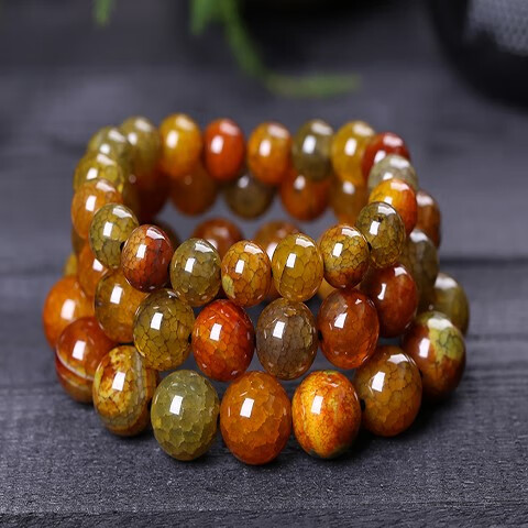 【捡漏 特价】108颗佛珠手串龙纹手链 饰品龙纹石男女情侣款多规格