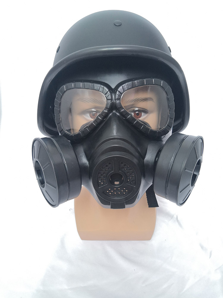 m04面具 头盔面罩防毒全脸防护面具创意微电影拍摄道具 防毒面具泥色