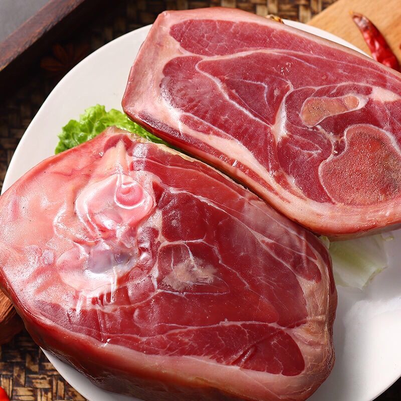 正宗云南火腿云南特产高端金钱腿1000g煲汤云腿肘子散养猪后腿 1000g