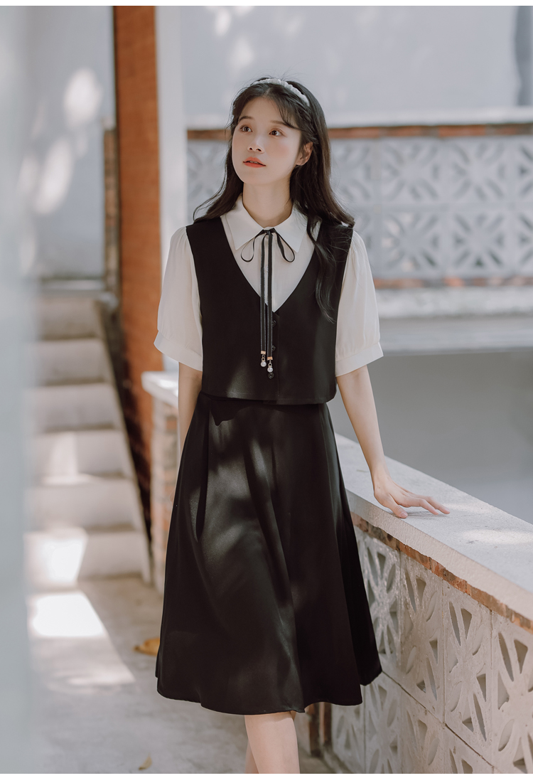 幼儿园教师资格证面试服装教资面试衣服女夏装穿搭连衣裙子老师招聘