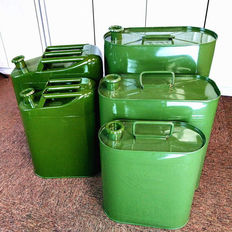加厚汽油桶10升20升30升汽车油桶汽油箱柴油壶铁油桶导油管备用桶单提