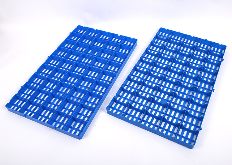 防潮垫板叉车板网格板栈板货物仓储垫板货架隔板垫货板九脚托盘物流