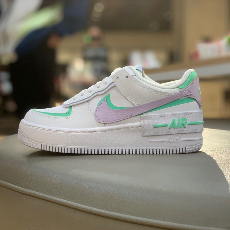 纯原高品质air for1 af1 shadow马卡龙双钩空军一号休闲鞋男女cu8591