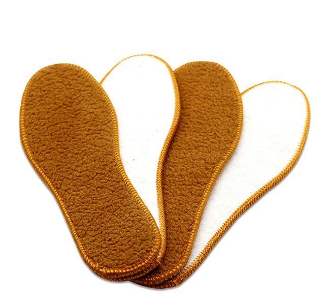 3双装羊驼绒冬季保暖毛一体羊加厚男女鞋垫防臭可爱除臭棉鞋垫子36