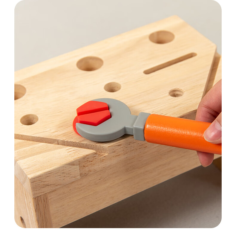 mdng儿童早教敲打拧螺丝螺母组合拆装男孩工具箱玩具3 岁宝宝生日礼物