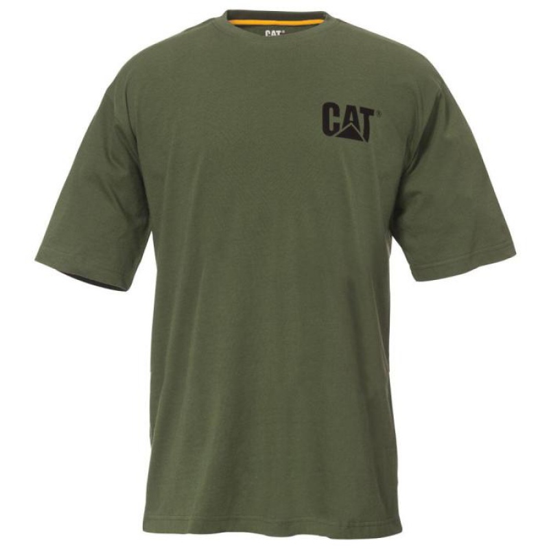 cat卡特t恤男士黄色短袖夏季凉爽透气舒适休闲轻质圆领百搭w05324
