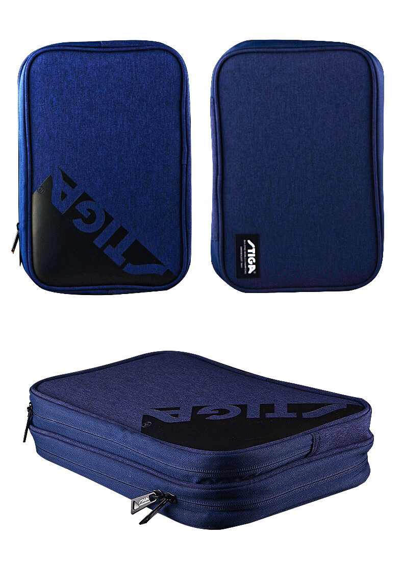 stiga斯蒂卡乒乓球拍套方形双层拍套乒乓球拍包收纳袋乒乓包 cp-6w21