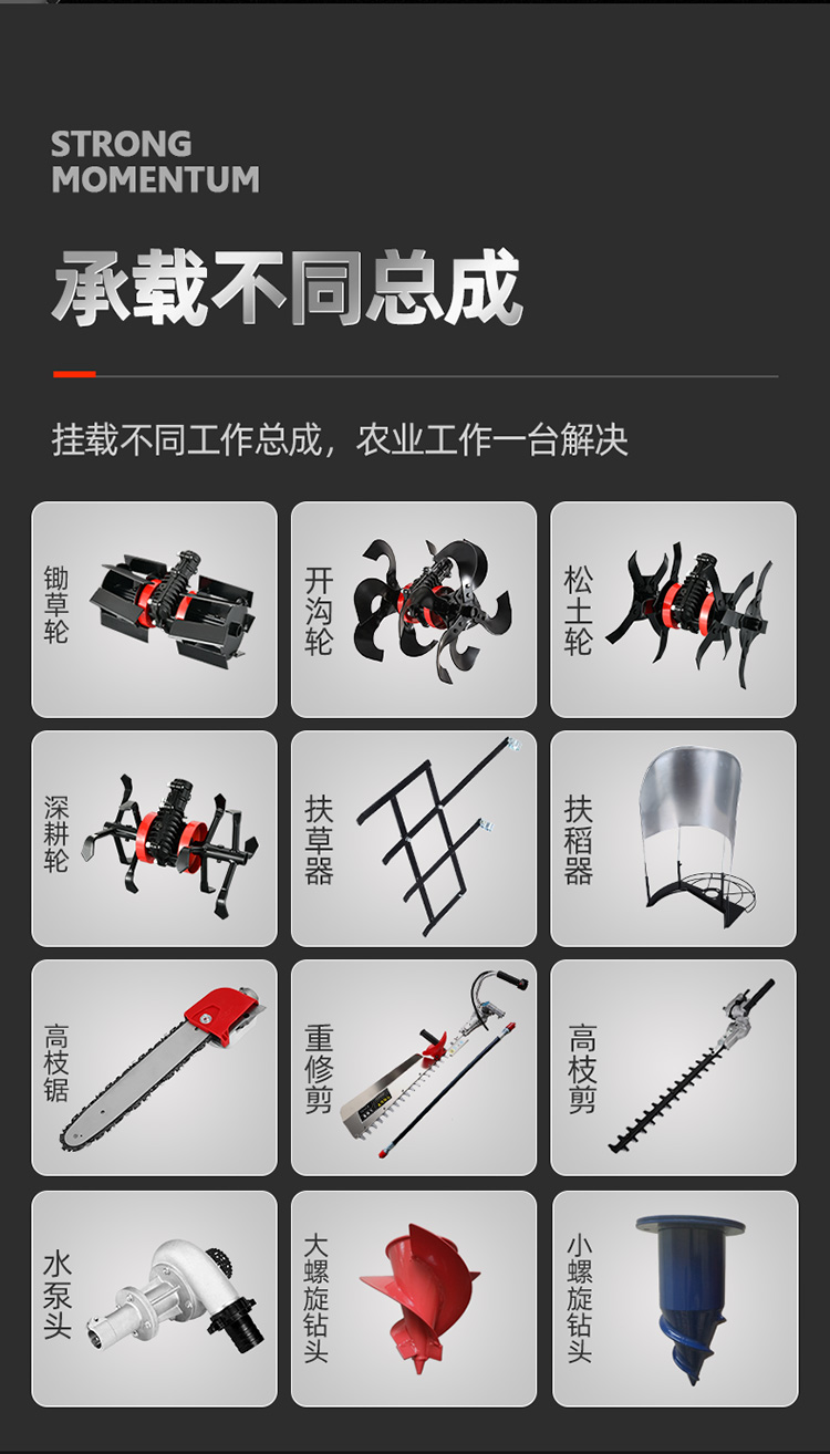 进口配置gx50小型割草机汽油机背负式四冲程组装除草汽油打草机割灌机