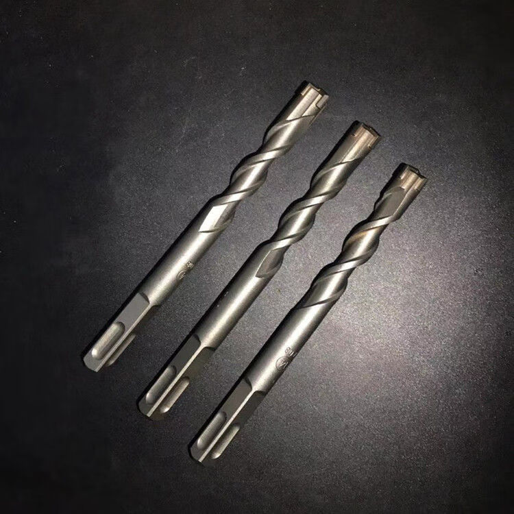 方柄十字刃钻头电锤冲击钻头加长350mm过墙钻头四刃冲击钻头十方柄