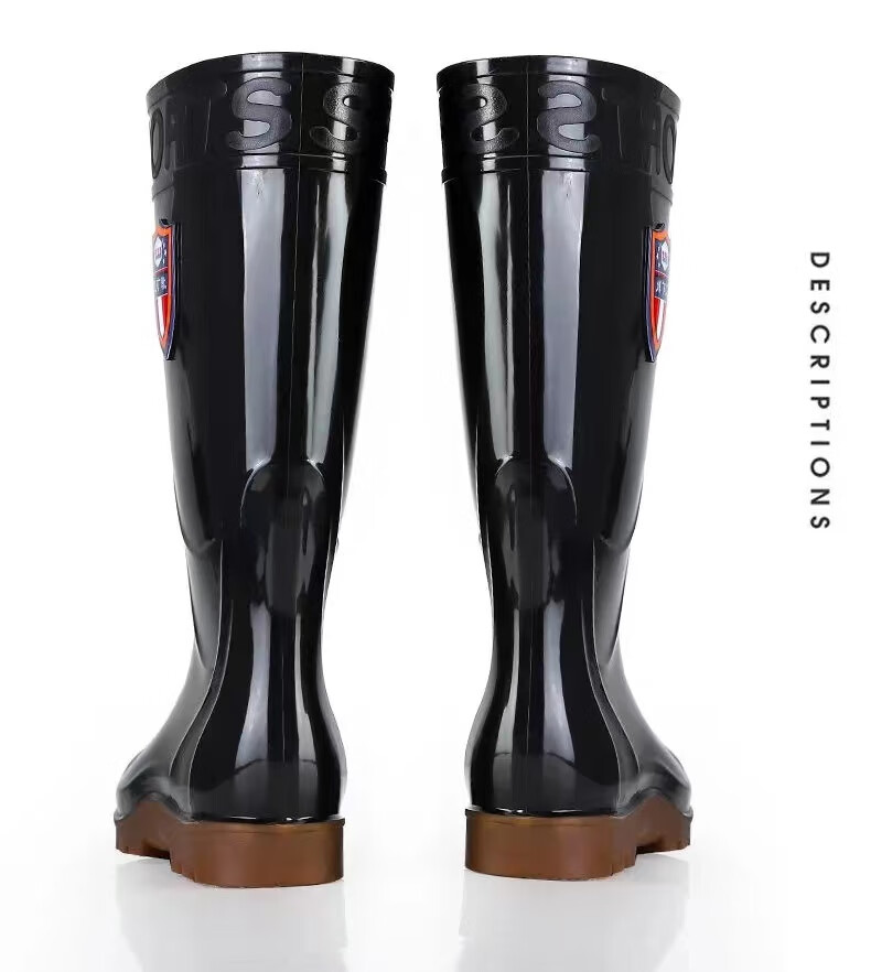 水桶鞋防滑猪场专用水鞋加棉男款特大码中筒高筒雨鞋加大加宽雨靴防水