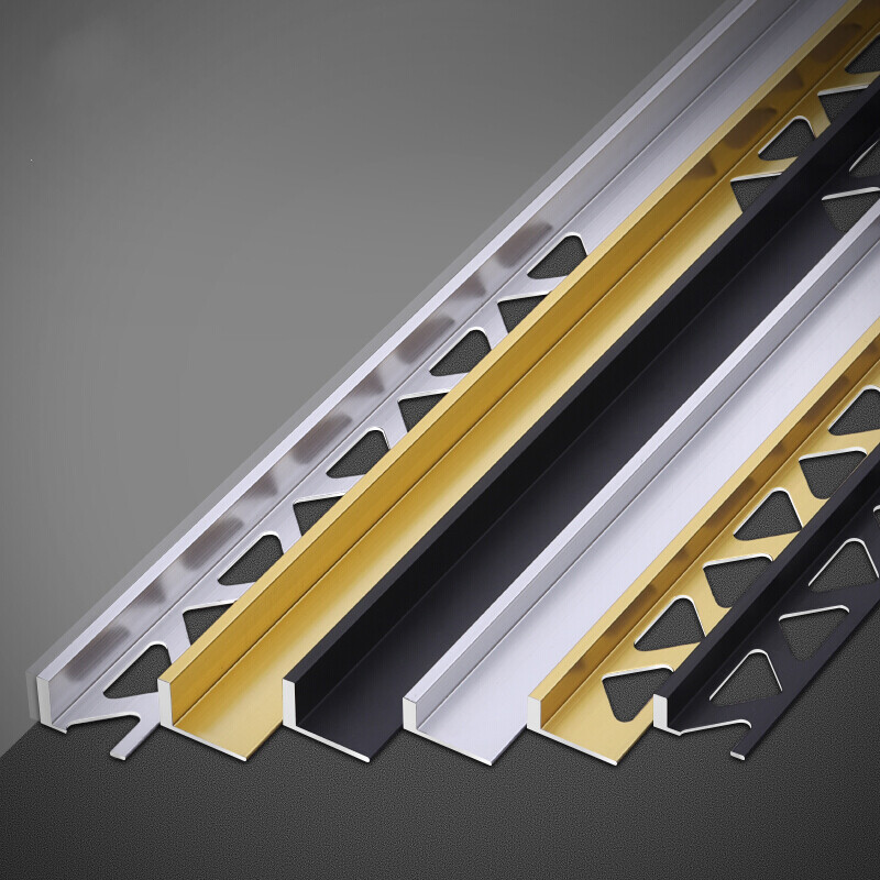 木地板卡条铝合金瓷砖收口条收边条木地板接缝压条封边包边条地砖嵌入