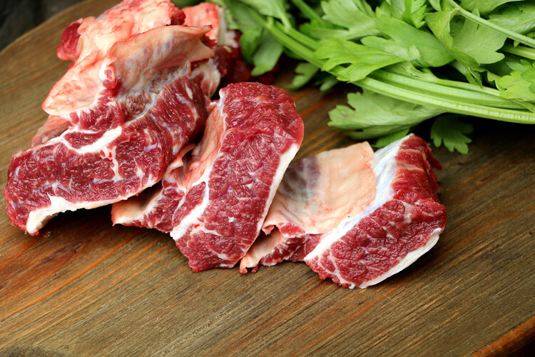 肋条肉新鲜黄牛肉牛肋条肉剔骨牛排肉农家散养土黄牛500g
