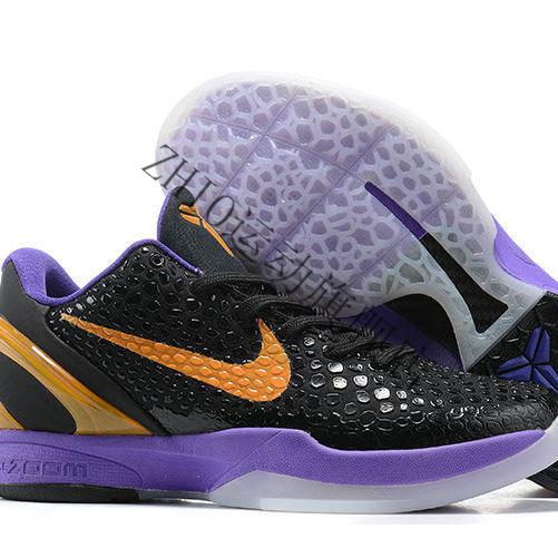 科比6代篮球鞋kobe6青蜂侠黑红全季后赛气垫实战耐磨运动鞋科比6代