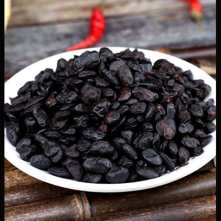 湖南浏阳特产 豆鼓干黑豆鼓原味 蒸菜炒菜自制调料调味品 独立包装 豆