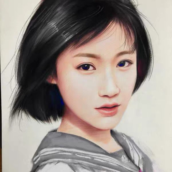 帮人画画彩铅画素描定制手绘人物画彩绘肖像画定制头像转照片手绘代画