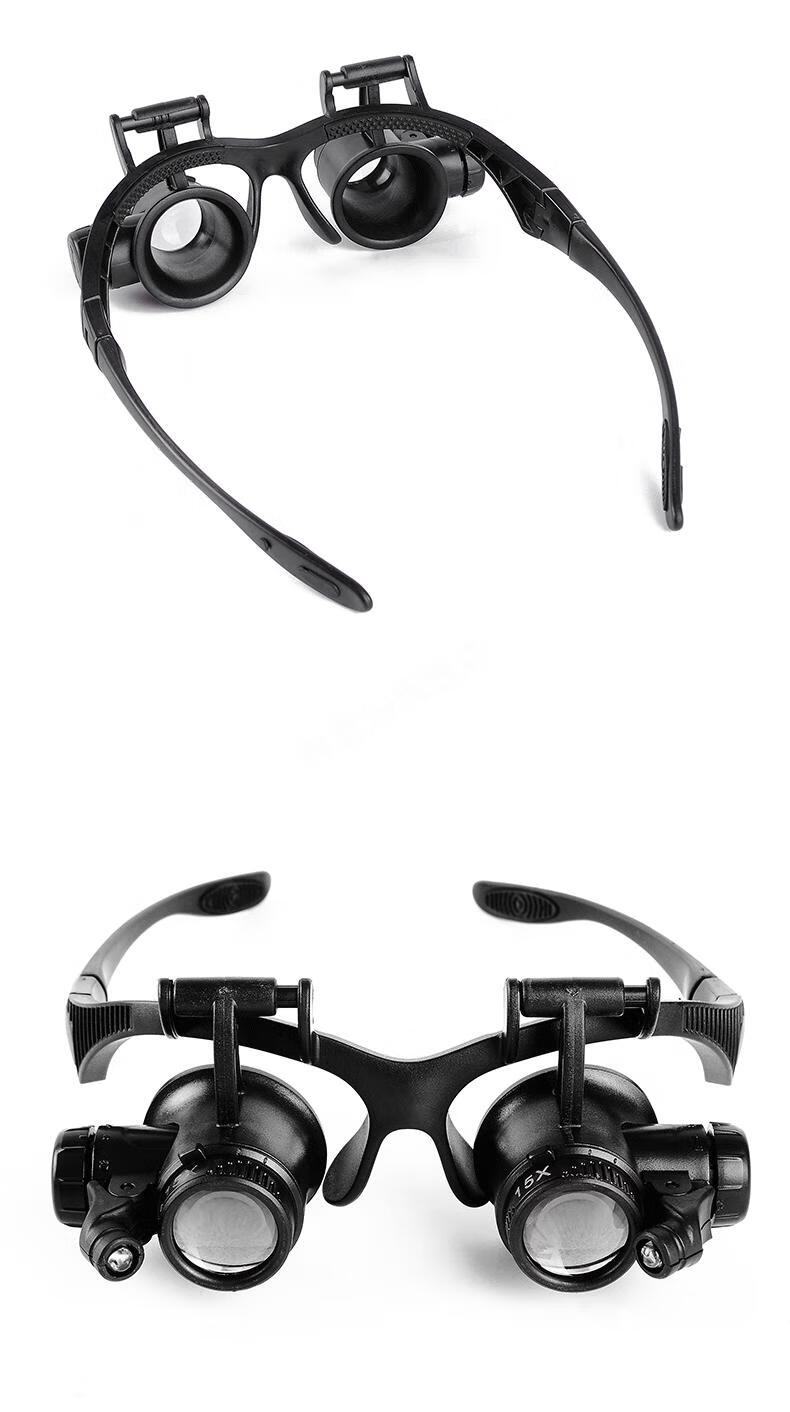 高清头戴式放大镜 2022升级款头戴式放大镜眼镜式高倍戴在眼睛上的